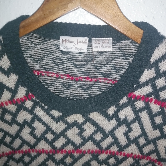 Michael Jordan M Mens Vintage Wool Pullover Sweater - Picture 2 of 7